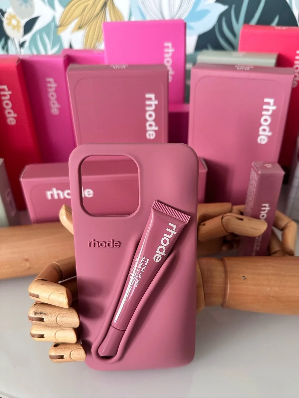 NEW Rhode Mauve Silicone Phone Case | Salty Tan NIB iPhone 14/15/16